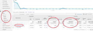statystyki ruchu spamerskiego Google Analytics